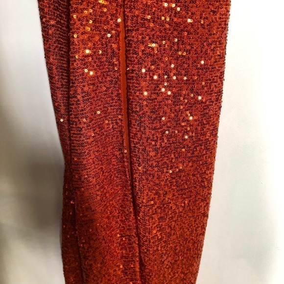 Rachel Rachel Roy Harland Gown Sequin Red S - Picture 7 of 11